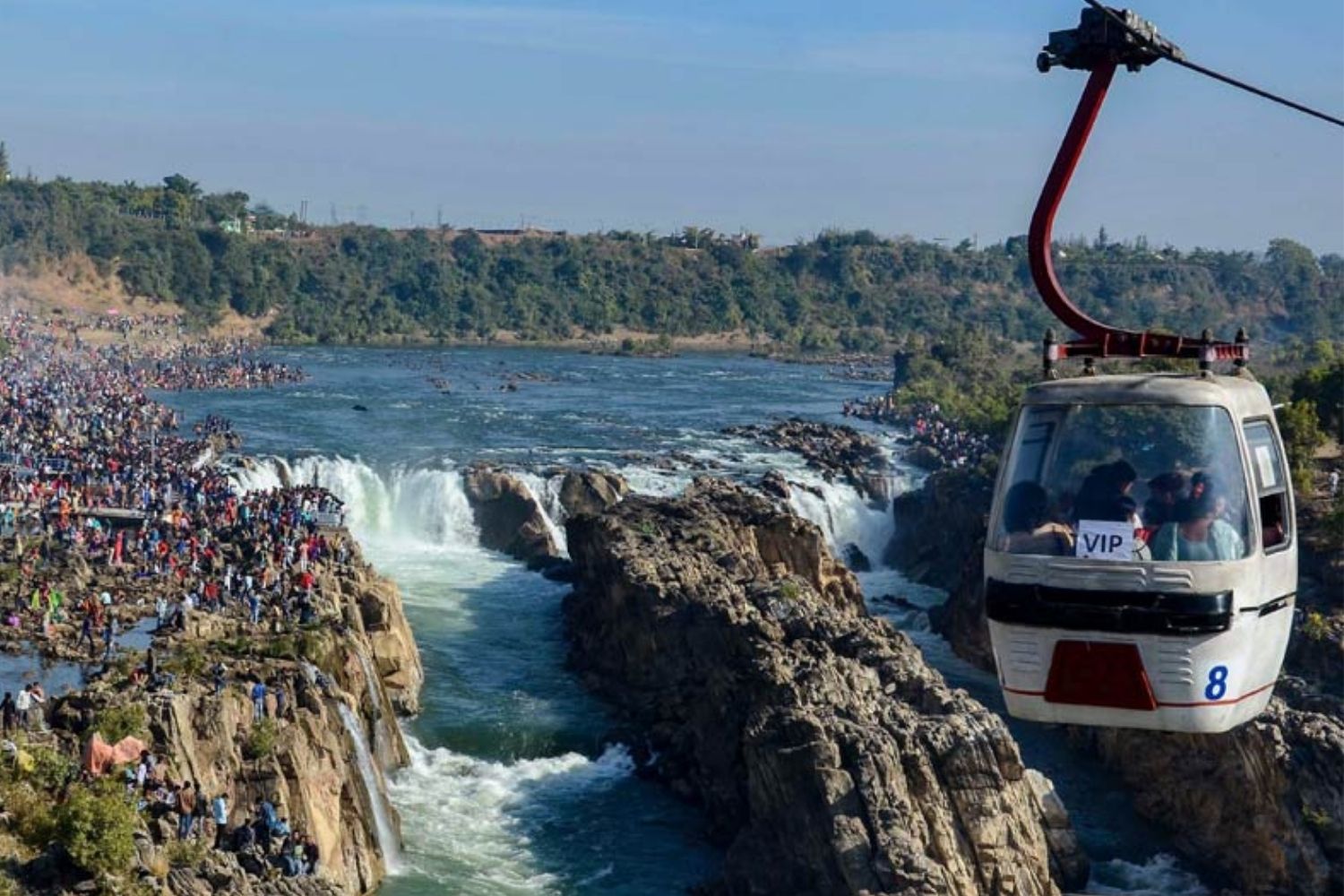 Ropeway at Bhedaghat